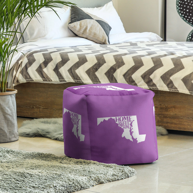 Repose-pieds à cubes maryland the home, Violet