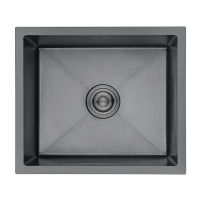 Belfry Kitchen Ohanko 20mm W Single Bowl Stainless Steel Kitchen Sink with 1 Faucet Hole