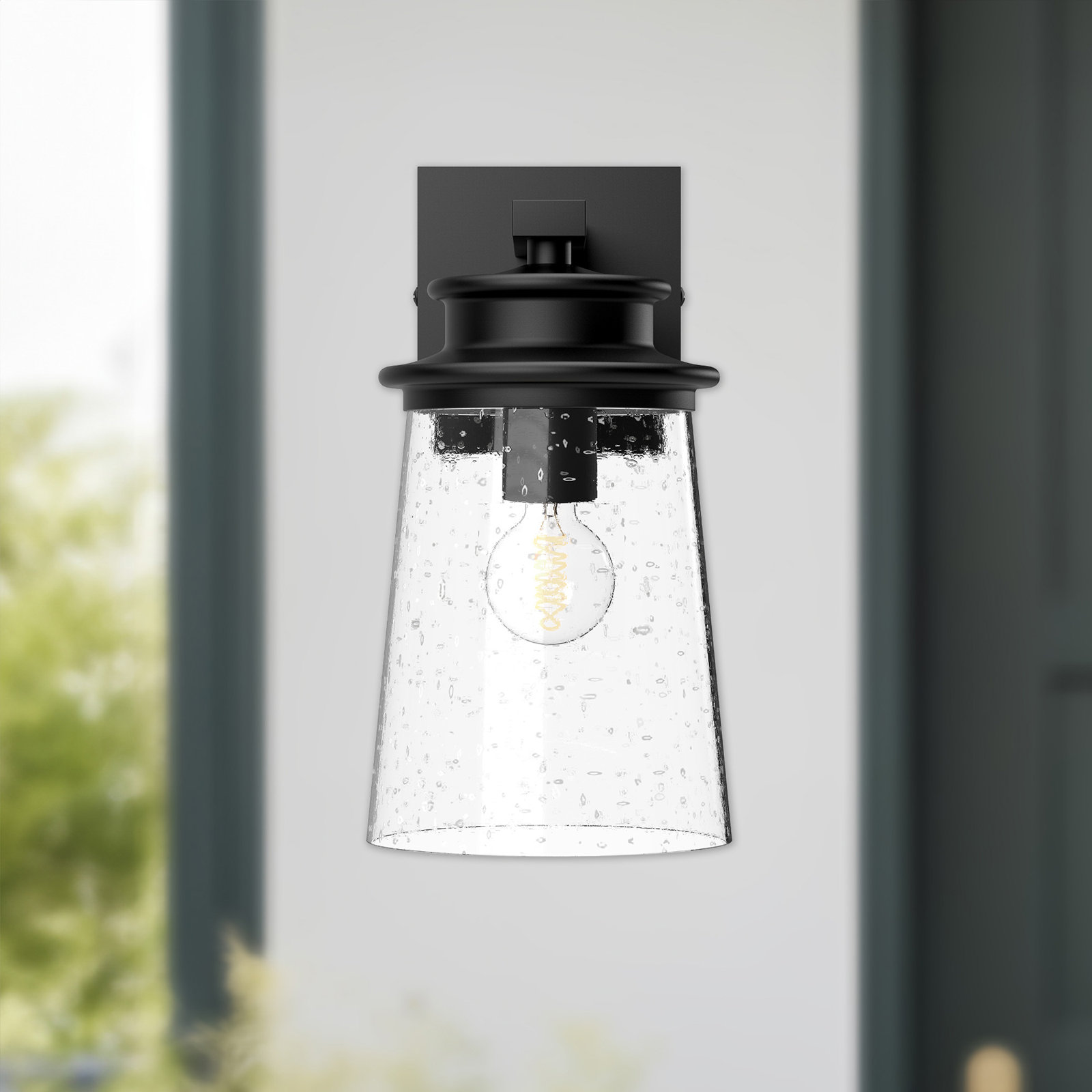 Single Light Bell Outdoor Wall Light