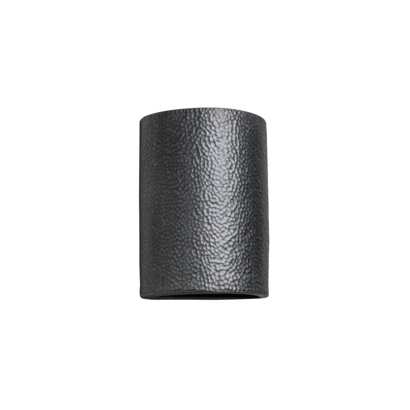 Cammi Ceramic Outdoor Wall Light, LED Bulb Included, Rubbed Pewter, 13" H x 9" W x 5" D
