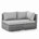 Light Gray Cushion/Gray Frame