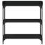 Console 17 étages avec tablettes en chêne brun 29,5 po x 11,8 po x 31,5 po-1158913473-1158913472
