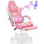 HOFFREE Fauteuil de jeu à DEL avec haut-parleurs et fauteuil de jeu vidéo massant pour 400 lb-173144534