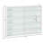Display Cabinet, Glass Display Case With 2 Doors And Adjustable Shelves, Wall-Mounted,-963722515