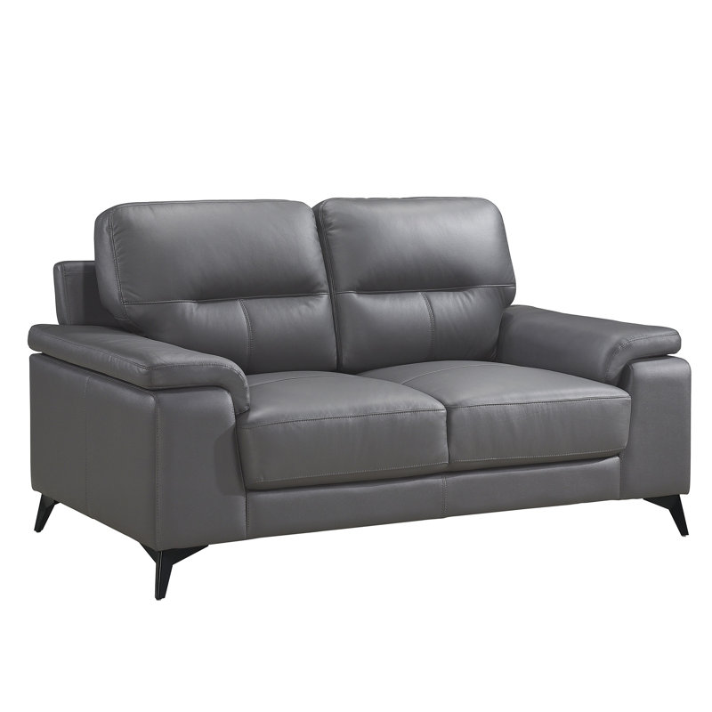Causeuse à accoudoirs à plateau de coussin 67" Manneville