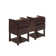 Fresca® Formosa 58" Free-Standing Open Bottom Double Sink Bathroom Vanity Base Only