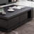 Volcanic stone coffee table black