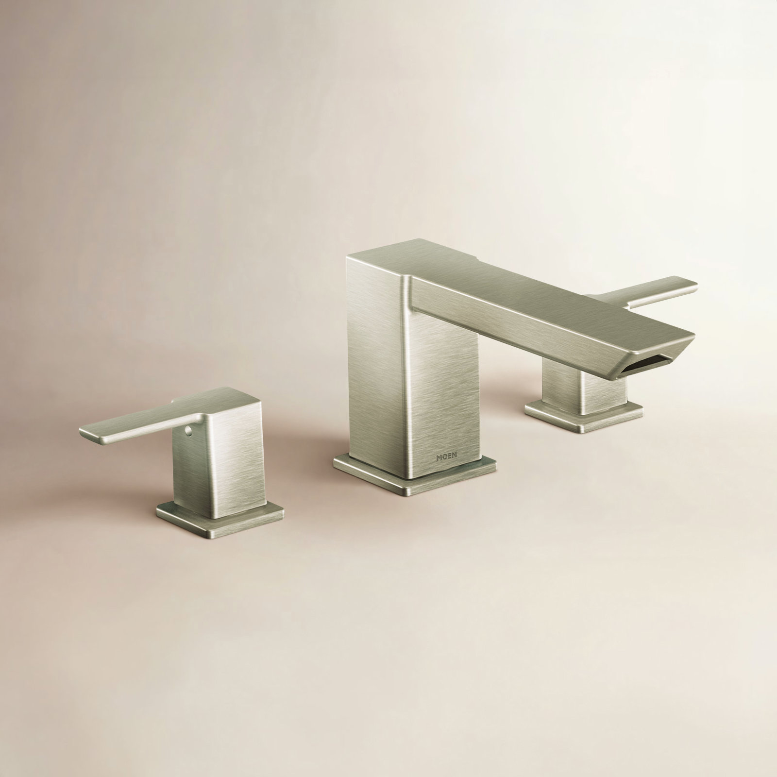 Deck-Mounted Roman Tub Faucet Trim, Brushed Nickel