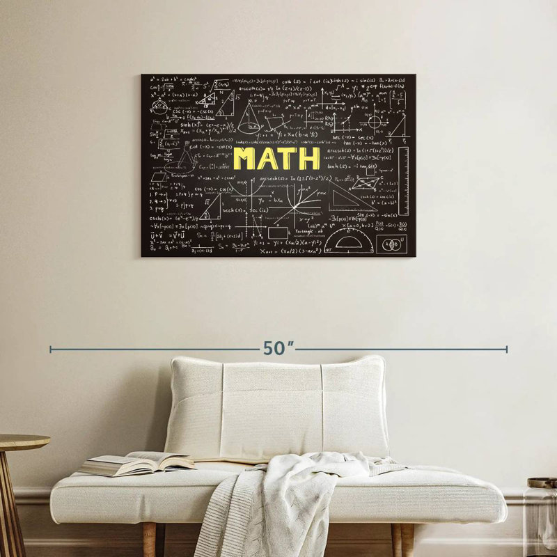 Tableau noir Keiri Math, H 24 po x l 36 po