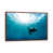 Classic Brown Wood Floater Framed
