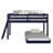 Johannes Solid Wood Twin Low Loft Bed with Ladder and Twin Underbed-1181056685