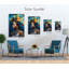 Afro bleu sur plastique / acrylique-962554548