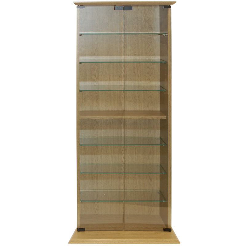 130cm H Media Shelves, Oak