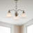 Becky 3 - Light Steel Chandelier-22240830