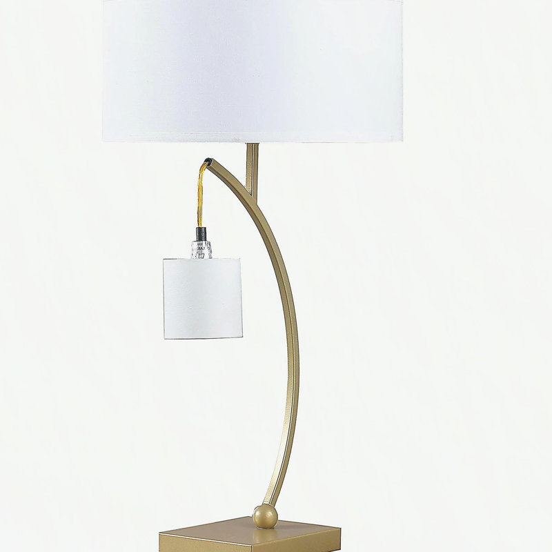 Lampe de table 28 po, Doré