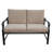 LOVESEAT AND  TABLE Schwarz B
