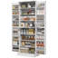Armoire de cuisine de 65 po HOMcom, armoire de rangement moderne avec portes et tablettes, armoire autoportante pour la salle à manger, blanc