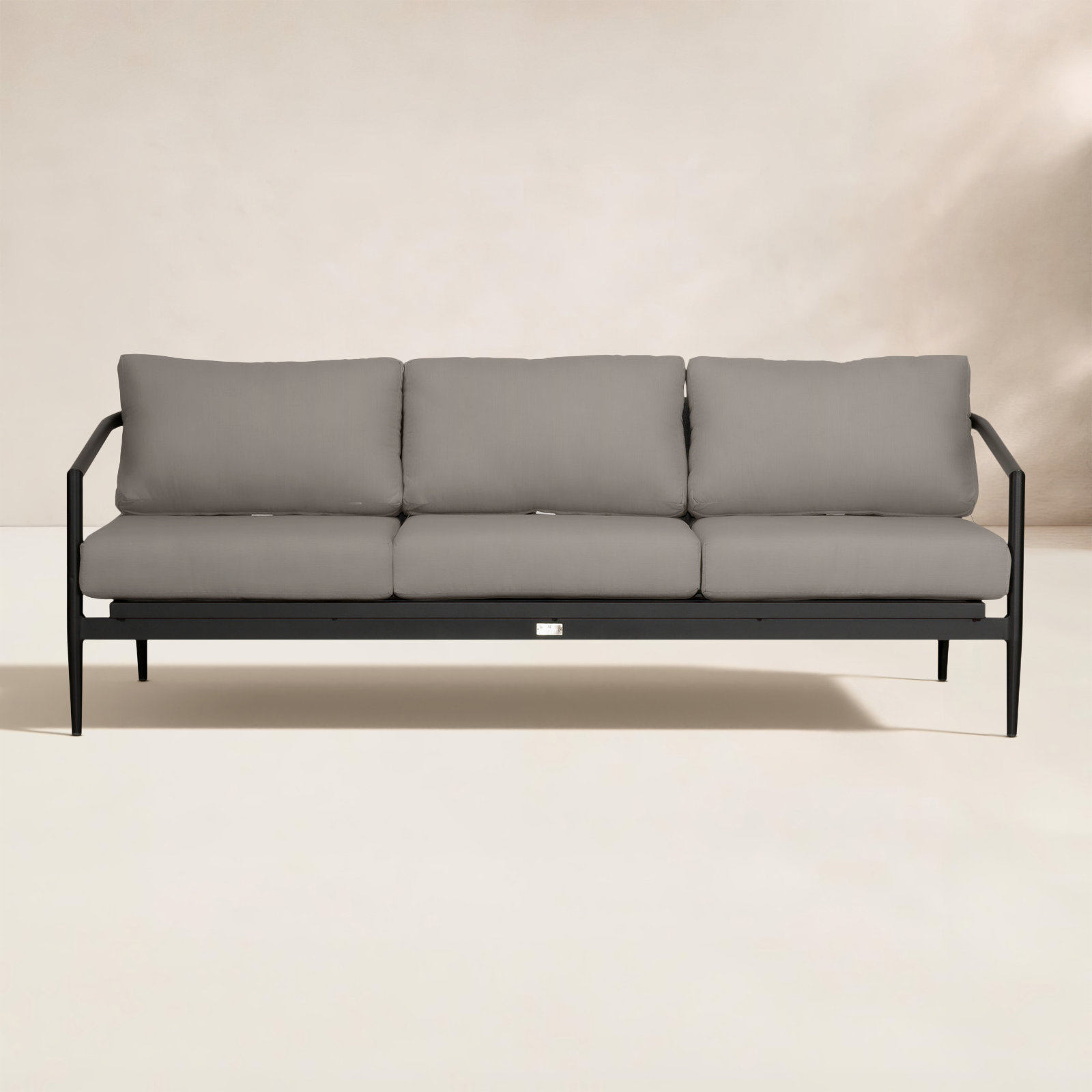 Delaine 83" Sunbrella® Patio Sofa, Canvas Charcoal Sunbrella® Canvas, Urban Stone