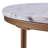 Carbone Marble-Look Round Coffee Table