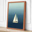 Sailboat in Stillness Minimalist - Wrapped Canvas-598011718-598011726