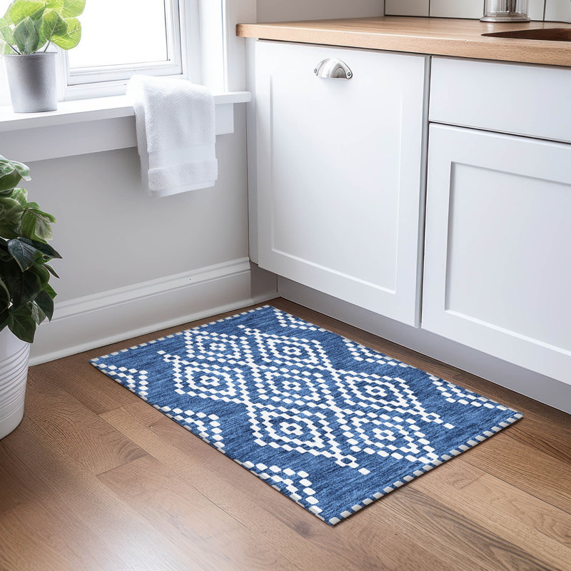 Tapis intérieur / extérieur mâle avec envers antidérapant, Rectangle 1 pi 8 po x 2 pi 6 po