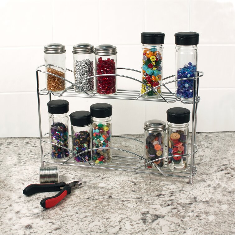 Winston Porter 6 Jar Spice Jar & Rack Set