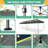 10'Wx30'D Pop Up Canopy, One Push Setup Glow Party Tent-104746802