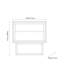 55cm W Solid Wood Bedside Table