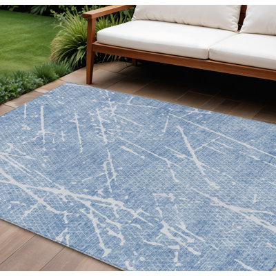 Tapis intérieur lavable abstrait ivoire 9 pi x 12 pi