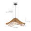 Luminaire brun en rotin Berten pour îlot de cuisine, chambre à coucher, salle à manger-600270142