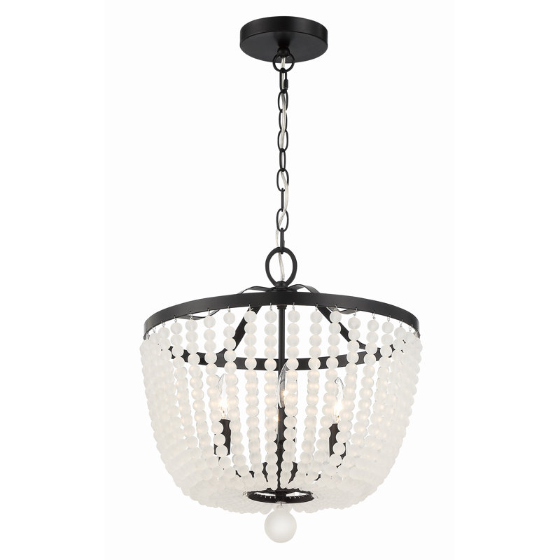 Lustre noir mat 4 lumières Fredrick