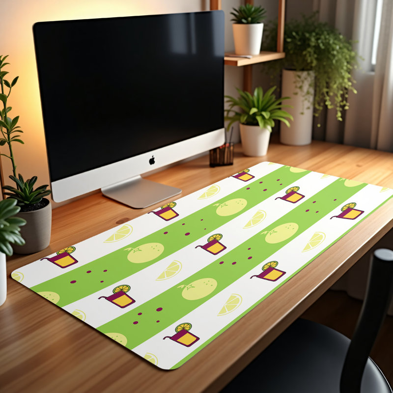 Polyester Desk Pad, 14.4x12.1