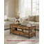 Lift Top Four Leg Coffee Table with Storage