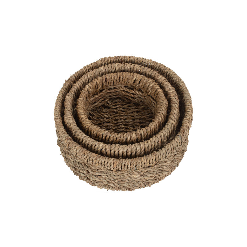 Whimbrel 3 Piece Seagrass Storage Tray Set