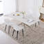 Set Of 4 Chairs - Modern Dining Chair - Vertical Bar Hollow Back Chair - Metal Legs-239463226