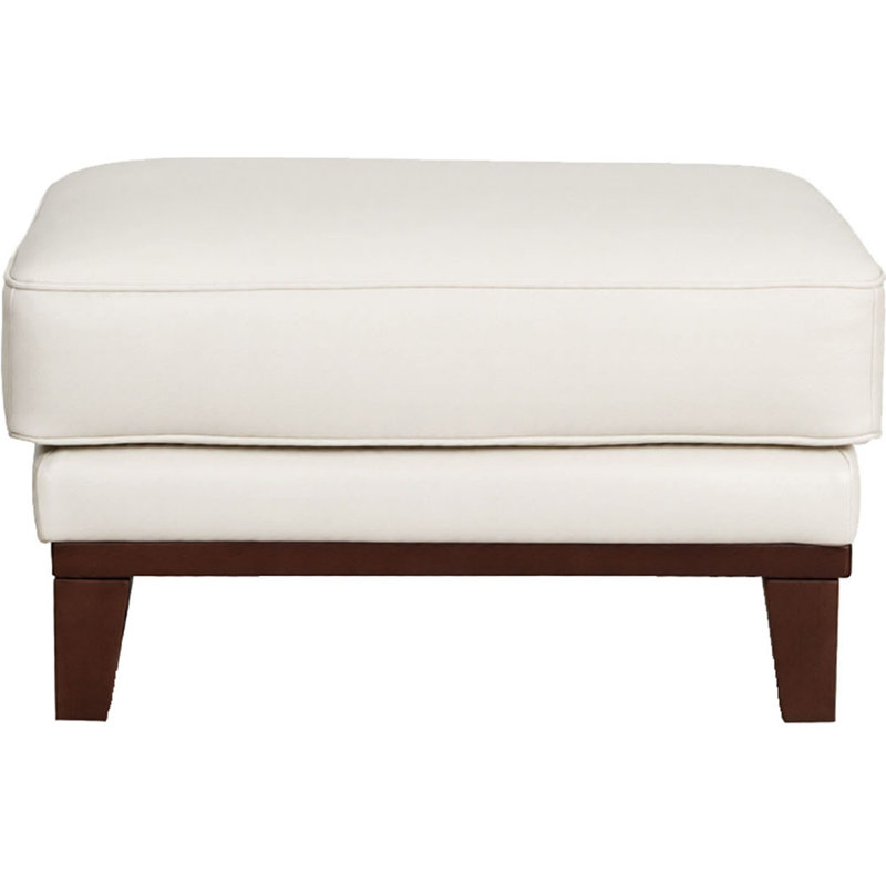 Avon Top Grain Leather Ottoman