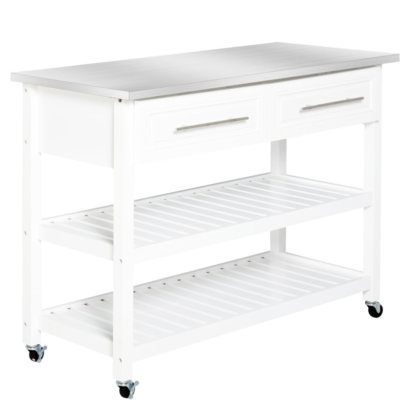 Kitchen Island With Top(No Include Stool)