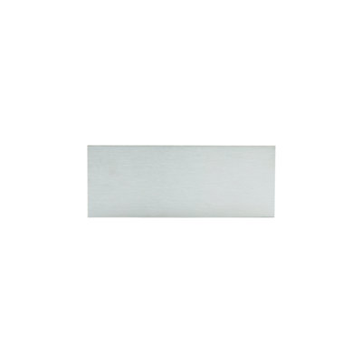 FHC H245ECBS 2" x 4-1/2" Header End Cap - Brushed Stainless