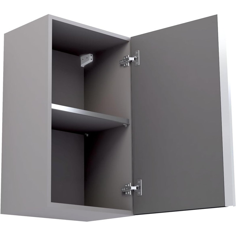 Premium Garage Modular Storage Wall Cabinet, Soft-Close Door, Integrated Handles, Heavy Duty Plywood Box Construction, Tool and Equipment Organizer, 18 inch