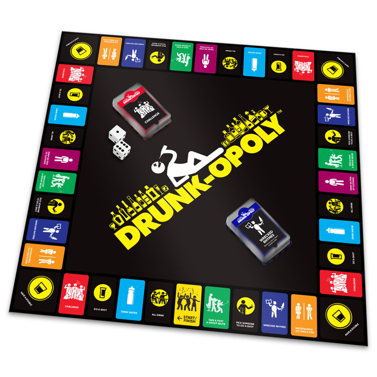 Drunk-opoly Adult Drinking Board Game