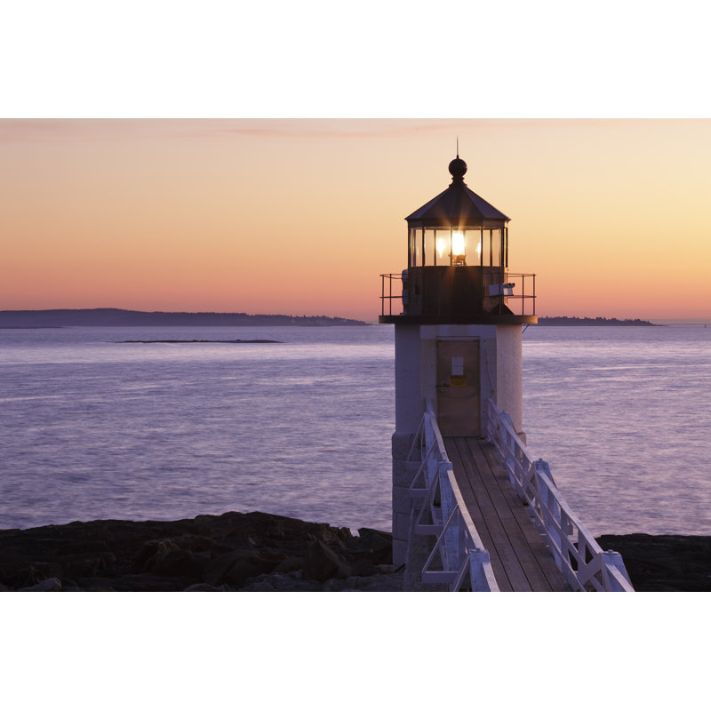 Marshall Point Lighthouse by S. Greg Panosian, 8" H x 12" W