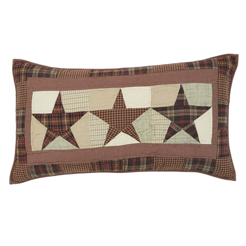 Taie décorative 100% coton Abilene Star, H 21 po x l 37 po