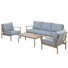 Mariene 5 - Person Patio Conversation Set with Cushions
