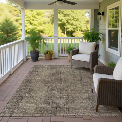 Machine Washable Indoor/Outdoor Chantille ACN2726 Global Rug