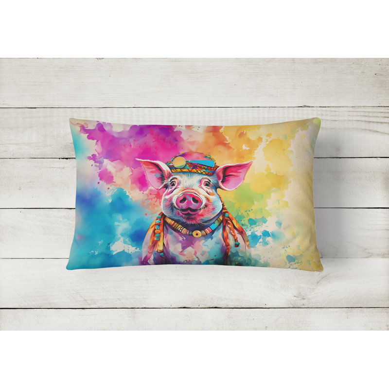 Hippie Animals Other/No Pattern Outdoor Throw Pillow