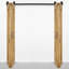 Favian Double Bi-Folding System Solid Oak Barn Door-8841274