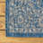 Haupt Vine and Border Textured Weave Navy/Gray Indoor/Outdoor Rug-1822495170
