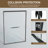 44-48 In. W X 72 In. H Double Sliding Shower Door, Semi-Frameless Bypass Bathroom Sliding Door With 1/4" (6Mm) Tempered Glass For Walk-In Shower-120984598