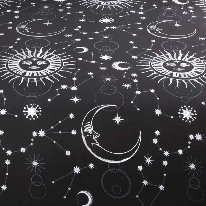 Johnsie Polyester Dots Duvet Cover with Pillowcases Included, Single - 1 Standard Pillowcase, Black