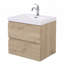 Meuble-lavabo flottant 24 po avec lavabo-566121313